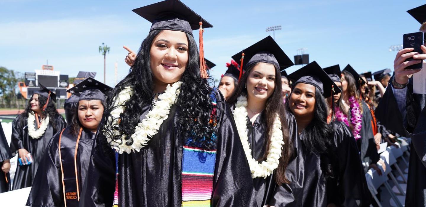 Smiling Ventura College Female Graduate